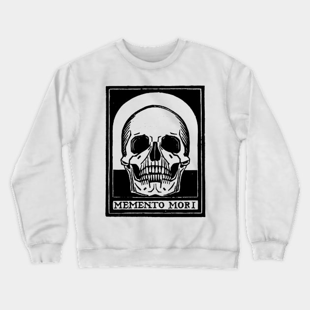 Memento Mori Skull Crewneck Sweatshirt by Historia